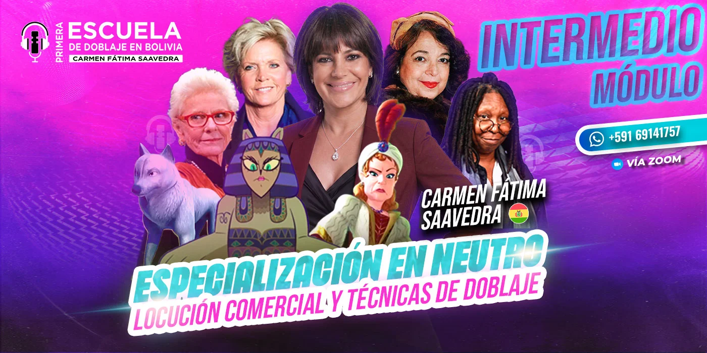 Módulo intermedio de doblaje y locución